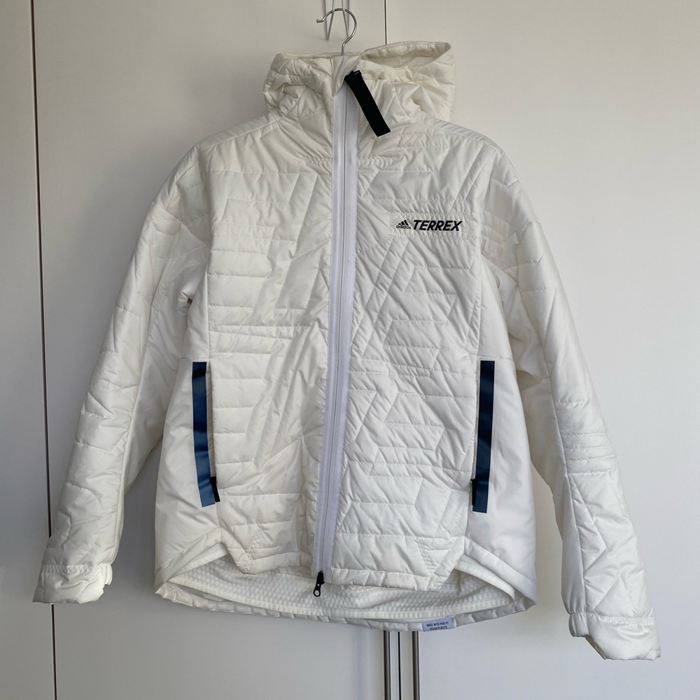 Adidas Terrex White Quilted Jacket